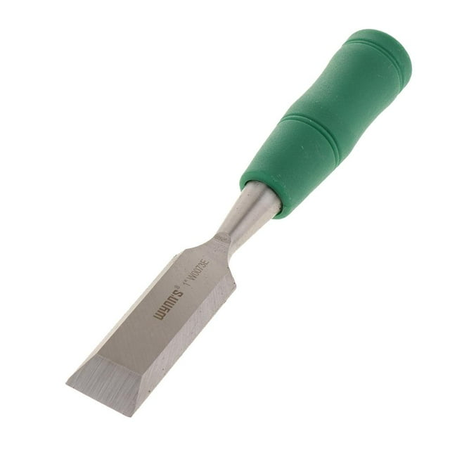 Cincel de de 1 Pieza, Construcción de material acero Al Manganeso, de Plástico, Agarre Suave con Varios Tamaños para Trabajar La , Tallar 25mm shamjiam Cincel de madera