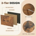 thumbnail image 6 of edx 8 Drawers Fabric Dresser, Clothes Storing, Storage Tower Organizer TV Stand, for Bedrooms, Wardrobes, Entryways, and Living Rooms, Rust, 6 of 7