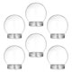 thumbnail image 2 of ColoMX Globo de agua rellenable (6 unidades): Globo de agua de plástico transparente de 270 ml con tapa de rosca. Ideal para manualidades, tarros de dulces y regalos de fiesta., 2 of 8