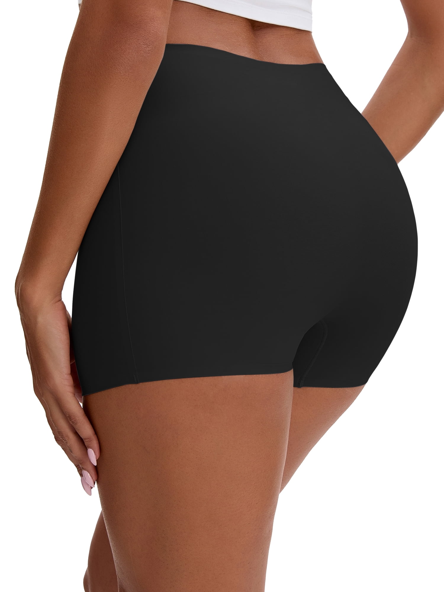Unique Bargains Seamless Tummy Slimming Control Panties M Black