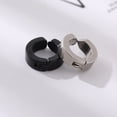 thumbnail image 5 of 6 Pairs Unpierced Ear Clips Earrings Men Cuff for Clip-on Stainless Steel, 5 of 6