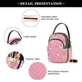 thumbnail image 4 of FORMRS Crossbody Bag for Women Quilted Travel Shoulder Cell Phone Purse with Chain Strap Handbag, Love Connection, 4 of 7