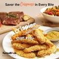 thumbnail image 3 of 9-in-1 TurboBlaze Air Fryer 6 Qt, Premium Ceramic Coating, 90°–450°F, Precise Heating for Even Results, Air Fry, Roast, Bake, Broil, Dry, Frozen, Proof, Reheat, Keep Warm, 120V, 3 of 7