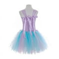 thumbnail image 5 of Vestido de princesa para niñas con disfraz de sirena Flash, vestido de actuación navideña, minifalda de sirena, 5 of 5