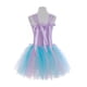 thumbnail image 5 of Vestido de princesa para niñas con disfraz de sirena Flash, vestido de actuación navideña, minifalda de sirena, 5 of 5