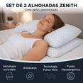 thumbnail image 2 of Set de 2 Almohadas Zenith Estándar Memory Foam, 2 of 8