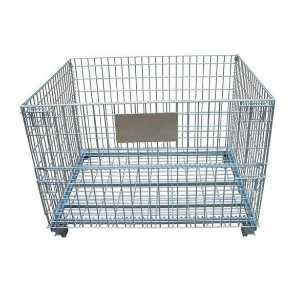Shop Tuff STF-404842FWC Folding Wire Storage Container