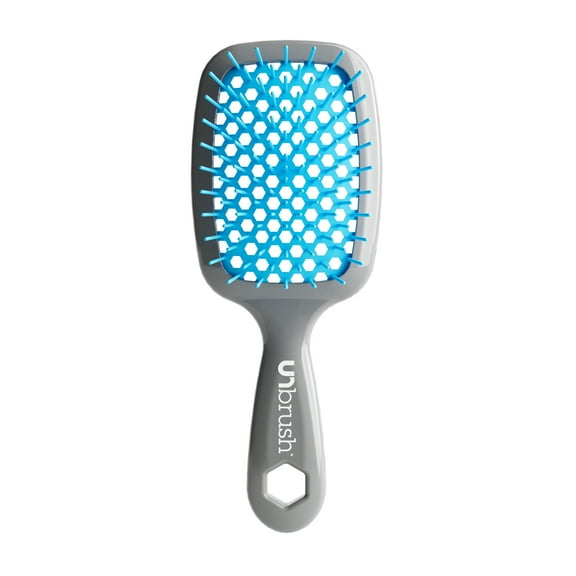 FHI Heat® UNbrush Detangling Brush, Pain-Free Brushing, All Wet or Dry Hair Types - Light Blue, 8in
