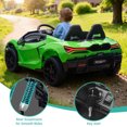 thumbnail image 4 of Oryxearth 24V 2 Seater Ride on Car Truck, 2WD 2 Speeds Electric Car, 2 Seater, Bluetooth, Remote Control,Green, 4 of 9