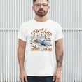 thumbnail image 4 of Sun and Sand Drink in My Hand T-shirt But its a Dry Heat Funny Skeleton Desert Summer Beach Vacation Men's Tee, 4 of 7