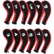 thumbnail image 1 of 12 Pieces Golf Hood Club Protection Golf Iron Covers Golf Long Ne, 1 of 5
