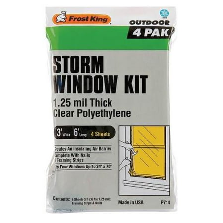 FROST KING P714H Weatherstrip,6 ft,Clear