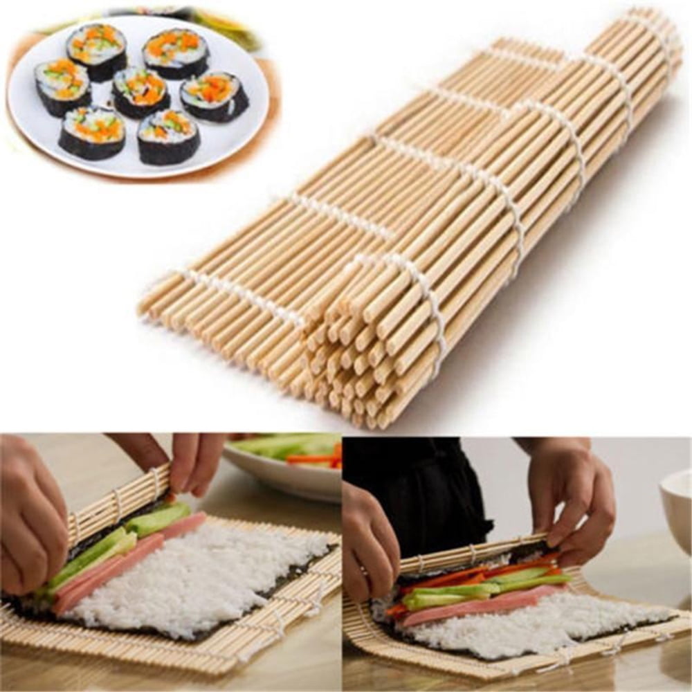 Sushi Rice Roll Maker Bamboo Tool Roller Kit Diy Walmart Com Walmart Com