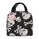 thumbnail image 1 of Disketp black white Skull bone Bolsa Térmica para Almuerzo para Hombre y Mujer, Ideal para Trabajo, Senderismo y Picnic, 1 of 8