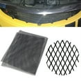 thumbnail image 4 of Universal Car Front Bumper Grille Mesh 40"x13" Aluminum Black For Car SUV Pickup, 4 of 5