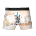 thumbnail image 2 of Watercolor Ragdoll Happy Birthday Celebration Balloons Gift Party All Over Print Boxer Briefs Underwear for Men Dad Cat Lover Kitten Owner Gifts Idea - 00028, 2 of 6