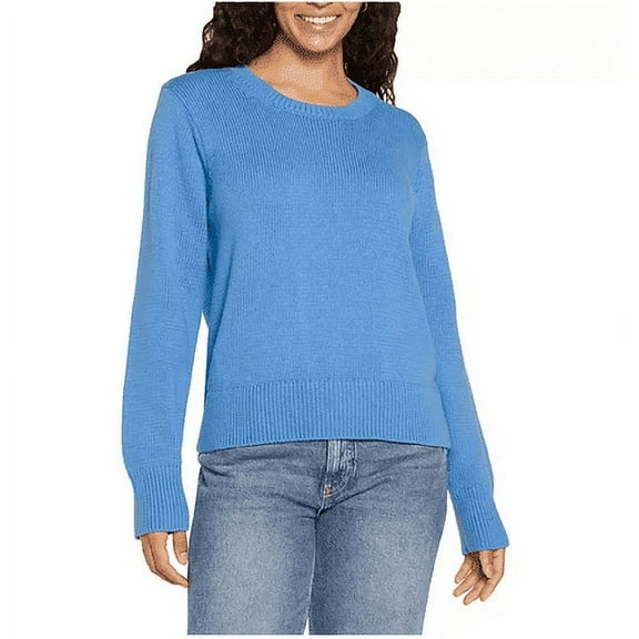 Gap Women's Crewneck Sweater (Blue, L)