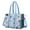 Pug And Footprints-1, variant on Teacher Tote Bag,Pug and Love Heart Teacher Utility Tote Bag,Large Work Tote Bags for Women with Multiple Pockets,Top Zipper Closure,13.8x10.6x6.7 Inch