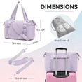 thumbnail image 3 of Bolsa de viaje MAXTOP 47x34x20 cm violeta con bolsillo para zapatos, 3 of 7