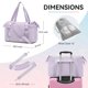 thumbnail image 3 of Bolsa de viaje MAXTOP 47x34x20 cm violeta con bolsillo para zapatos, 3 of 7