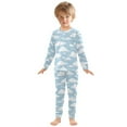 thumbnail image 7 of Boys Pajamas Girls Pajama Clouds Floating in The Sky Cute Comfortable Cotton Two-piece Pajama Set, 7 of 7