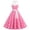 Pink2, variant on Bibifish Womens Dresses Retro Polka Dot Dress Big Swing Puff Skirt Flowy Maxi Gown Elegant Party Dresses A Line Neck Swing Dress With Belt