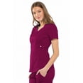 thumbnail image 4 of Cherokee Luxe Women's Scrubs Top Empire Waist Mock Wrap 21701, 4 of 5