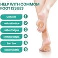 thumbnail image 3 of Welnove 42pcs Felt Callus Cushion Pads , Protects from Rubbing on Shoes, Helps Reduce and Heel Pain,Oval Shape, 3 of 7