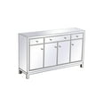 thumbnail image 6 of Reflexion 60 in. mirrored credenza in antique silver, 6 of 10