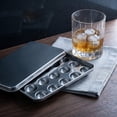 thumbnail image 6 of Iumwxz 304 Stainless Steel Ice Ball Maker Tray with Lid, Fast Freezing Spherical Ice Mold for Whiskey Cocktails and Cold Drinks, Mess Free Design for Home Kitchen Bar, 6 of 6