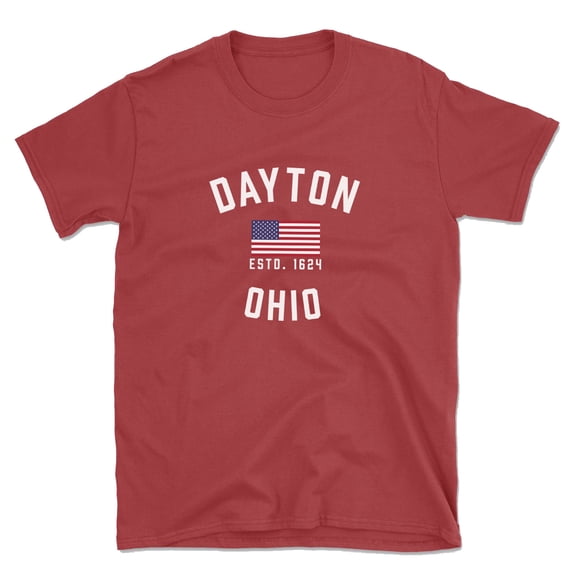 Dayton Ohio Patriot Men's Cotton T-Shirt