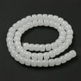 thumbnail image 2 of 20Strand Imitation Jade Glass Beads Strands Barrel WhiteSmoke 8x6mm Hole: 1.6mm about 61~62pcs/strand 14.84''~15.16''(37.7~38.5cm), 2 of 4