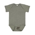 thumbnail image 3 of Rabbit Skins, Baby Soft Fine Jersey Short Sleeve Bodysuit, Bamboo Blackout, 6 Months, 3 of 3