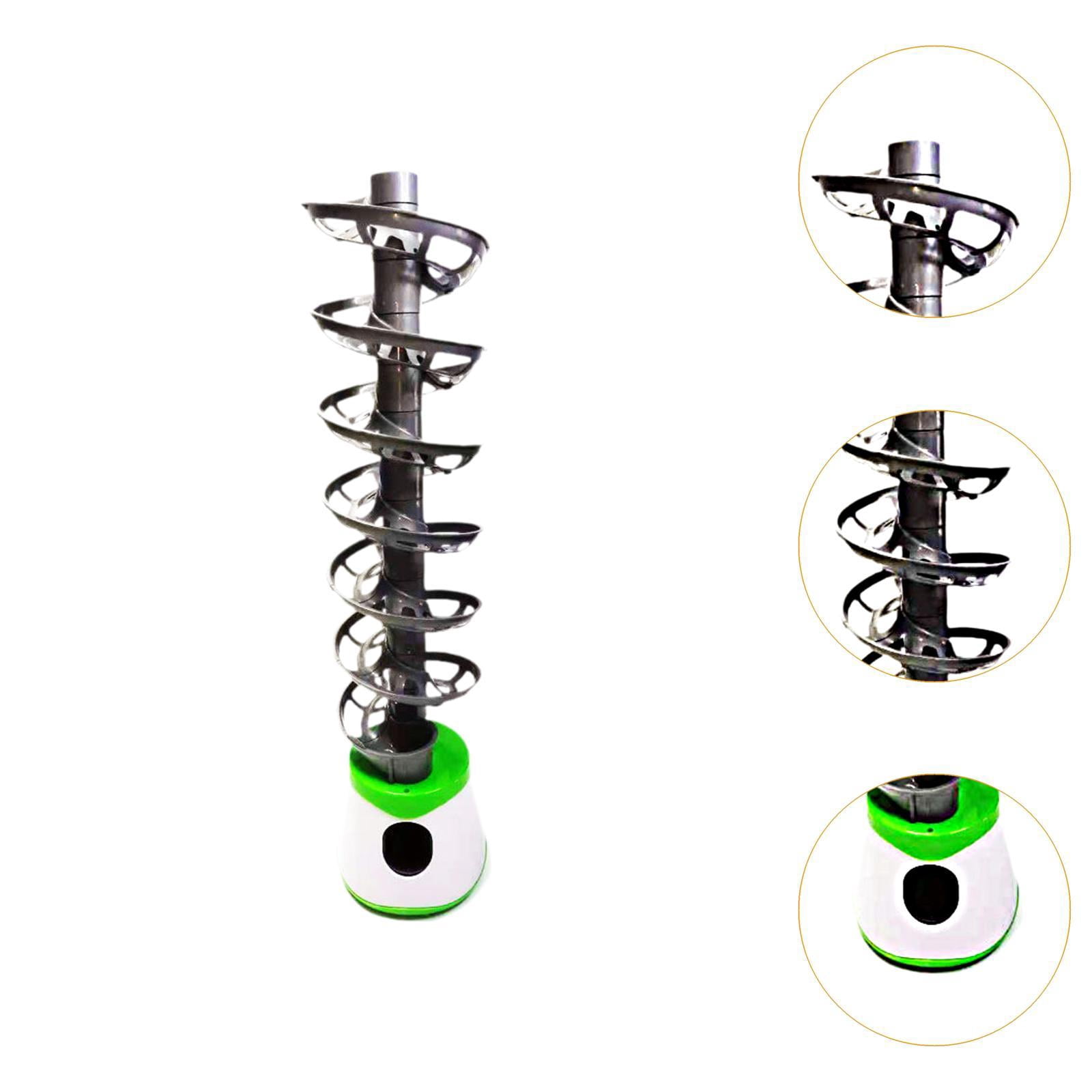 funtasica Table Tennis Training Automatic Serving Machine Lightweight Equipment Pong Balls Launcher for Outdoor Men Indoor Fitness 12 Fairways