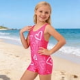 thumbnail image 6 of Zylarhe Girls Swimsuit Girls Sun Protective Swimsuit Comfortable Bathing Suit For Kids With UPF Fabric Red 9-10 Years, 6 of 6