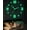 Luminous, variant on 3D DIY Luminous Acrylic Wall Clock Set, Frameless DIY Wall Clock, Glow in the Dark Wall Clock, Silent Non-Ticking Digital Mirror Sticker Clock for Bedroom, Living Room, Office