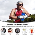 thumbnail image 3 of KEMIER Collapsible Water Bottles Leakproof Valve Reusable BPA Free Silicone Foldable Water Bottle for Sport Gym Camping Hiking Travel Sports Lightweight Durable 23.6oz 700ml（Blue）, 3 of 8
