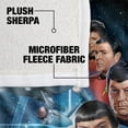 thumbnail image 4 of Star Trek Blanket, 50"x60", Among The Stars Silky Touch Sherpa Back Super Soft Throw Blanket, 4 of 5