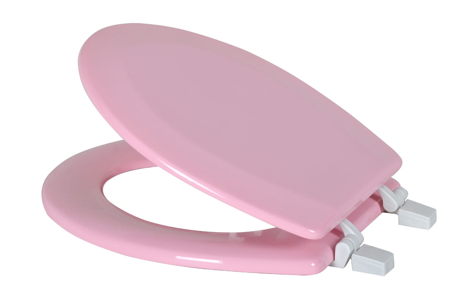 Dream Bath Beveled Edge Heavy Duty Round Toilet Seat with nonslip seat and quickattach easy