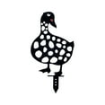 thumbnail image 3 of Estaca de arte de patio Acrílico Forma de pato Adorno de estaca de jardín Decoración de césped hueco impermeable, Tipo G Vogacara HA004206-07, 3 of 6