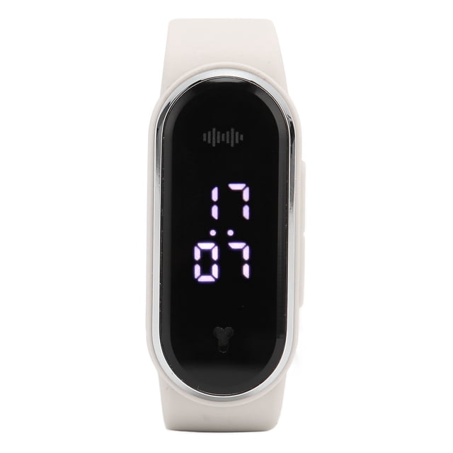 Reloj repelente de mosquitos ultrasónico Bling Bling con LED color blanco