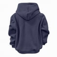 thumbnail image 5 of mgoYE Pet Pouch Hoodies for Women，Oversized Sweatshirt With Pocket Front Carry Pouch for Small And Cats,Puppy Kitten Dogs Holder(Navy,M), 5 of 7