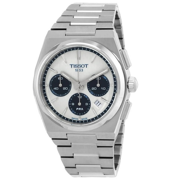 Tissot PRX Chronograph Automatic White Dial Men's Watch T1374271101101