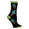 thumbnail image 2 of OoohYeah Womens Novelty Funny Crew Socks, Shrooms, Crazy Colorful Fashion Socks, 2 of 3