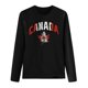 thumbnail image 3 of MHFRRA Camiseta de Manga Larga para Mujer con La Bandera del Día de Canadá y La Hoja de Arce Canadiense. Negro, 3 of 3