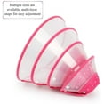 thumbnail image 4 of Andiker Pet Cone Recovery Dog Cone Collar de perro ajustable Collar acolchado transparente con borde suave transpirable, Cono de plástico para cachorros Protege la recuperación de la cirugía del cuello, Diseñado para gatos y cachorros MFZFUKR WMZL-546-8, 4 of 6