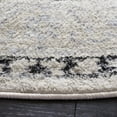 thumbnail image 3 of SAFAVIEH Brentwood Dimas Oriental Area Rug, Ivory/Black, 6'7" x 6'7" Round, 3 of 11