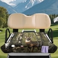 thumbnail image 3 of XYZCANDO Forest Deer Print 2-Seat Golf Cart Seat Cover with 4 Pockets | Universal Non-Slip Washable Protection for EZGO Club Car Yamaha, 3 of 8