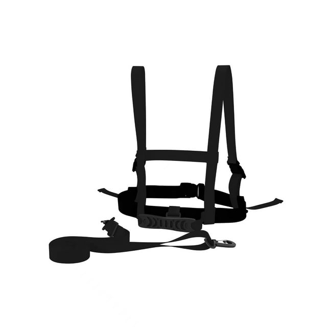 Youkk Ski Training Belt With Adjustable Shoulder Strap For Kids Easy To Forhang Shoulder And Waist Straps black