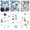 Blue 100, variant on 100 PCS Purple Pressed Dried Flowers and Leaves with Tweezers | Natural Dried Flowers, For Resin, Candle, Jewelry, Scrapbooking & DIY Crafts
